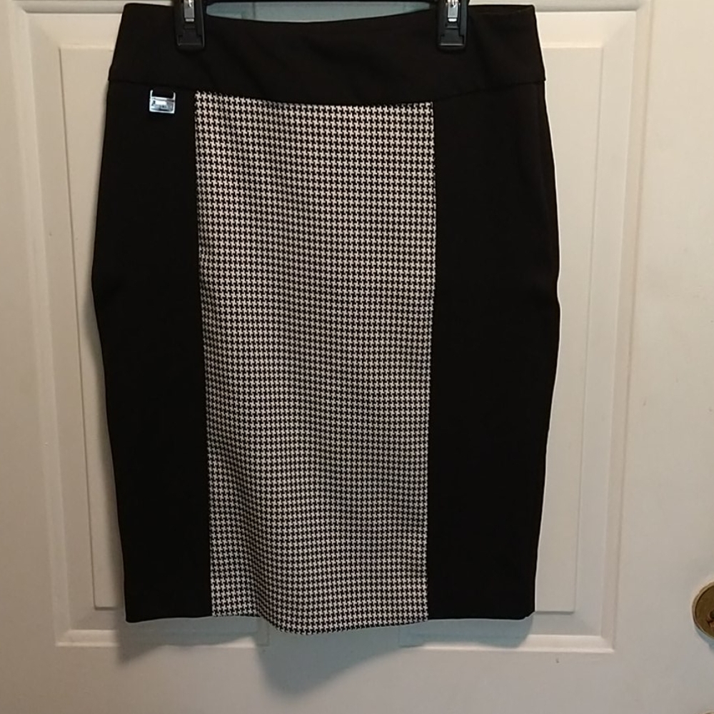 Lisette L Houndstooth & Black Skirt